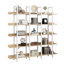 Bibliothèque à 5 niveaux avec bureau ouvert-236920813-236920811