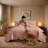 Floral Embossed Microfiber Quilted Bedspread Set-124308875-124308881
