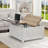 Farmhouse 34.6" Lift Top Coffee Table With Storage, Square Coffee Table With Large Hidden Storage Compartment And Hydraulic Gas Rod, Large Square Coffee Table For Living Room-401667526