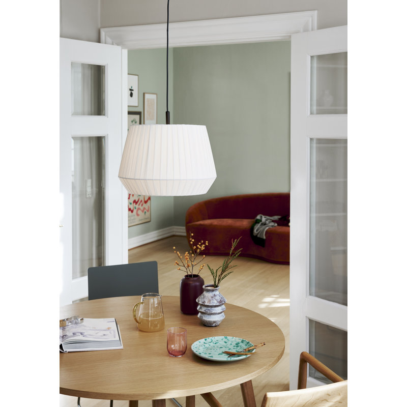 Dicte 1 - Light Shaded Pendant, White