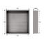 Niche de douche encastrée 12 po x 12 po-92540934
