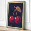 Twin Cherries Botanical - Wrapped Canvas-2007633984-2007633996