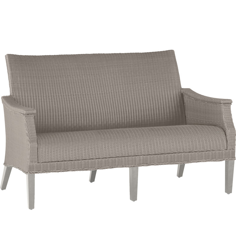 Bentley Woven Loveseat - Oyster/Oyster, Oyster