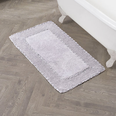 Laura Ashley Ruffle 100% Cotton Bath Rugs