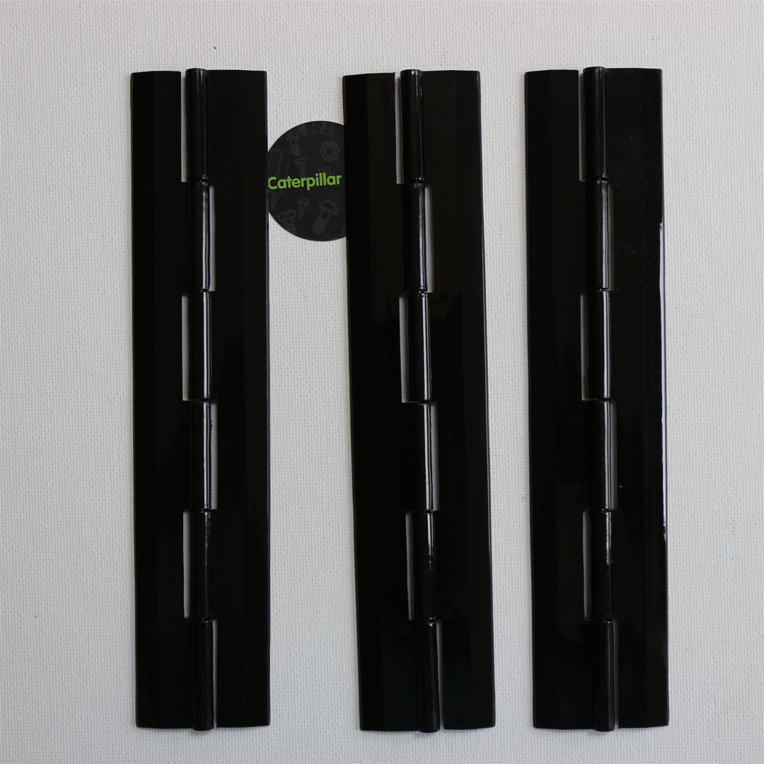 Black Acrylic Hinges 200mm x 42mm Hinges, Continuous Acrylic Piano Hinge