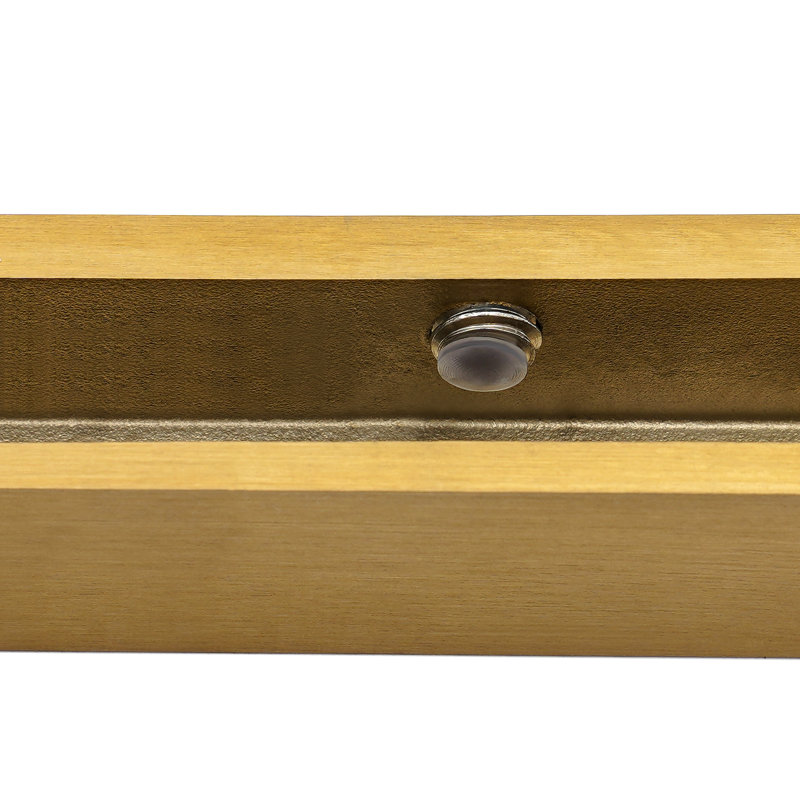 Right Side Gold Glass Door L-Shape Stabilizing Bracket
