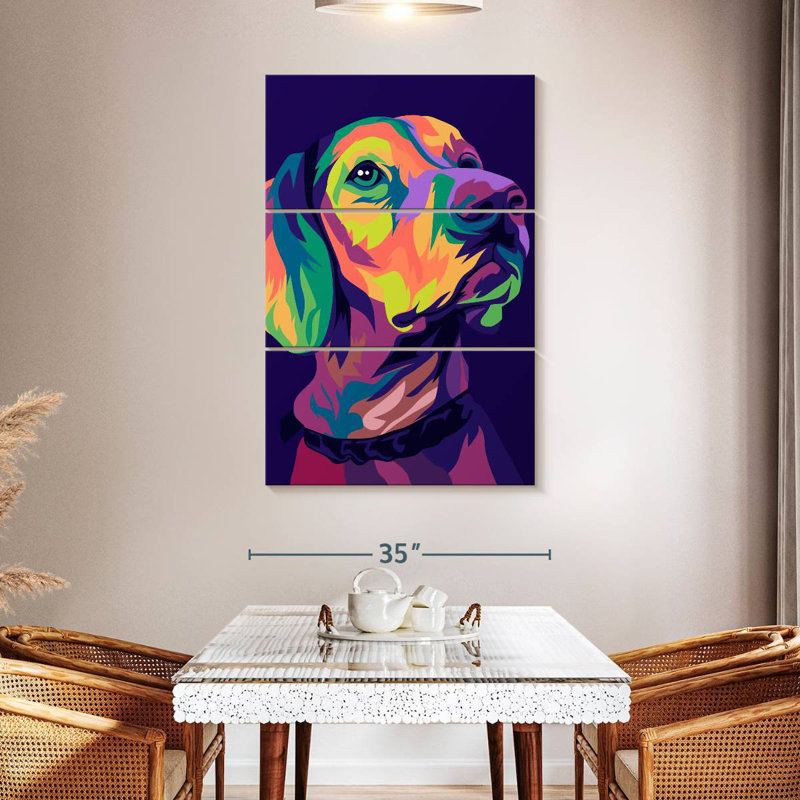 Brampt Labrador Pop, 50" H x 32" W