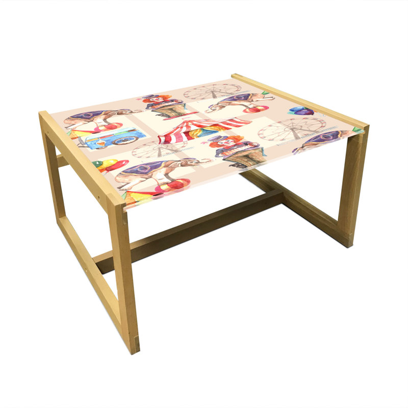 Jacquet Sled Coffee Table, 40cm H x 74cm W x 62cm D