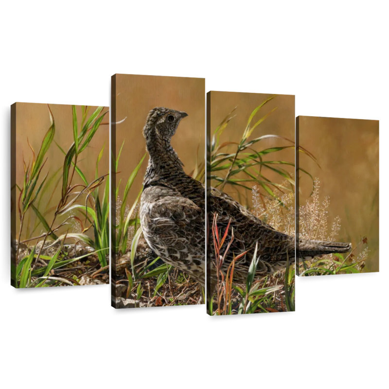 Brampt Female Blue Grouse, 32" H x 52" W