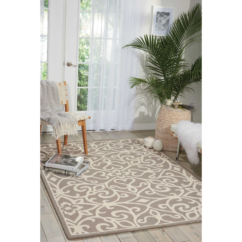Hockenberry Wool Geometric Indoor Rug, Rectangle 3'9" x 5'9"