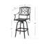 Tabouret de bar pivotant en aluminium coulé 29 pouces Urbana