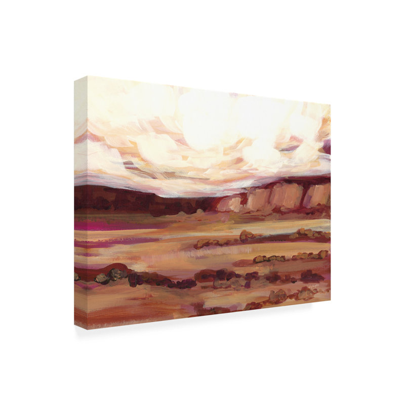 Art mural sur toile «bol Haley Knighten Mauve Mesa III», H 35 po x l 47 po