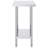 Stainless Steel Prep Table With 3 Adjustable Shelf Levels, Heavy-Duty Commercial Workstation For Kitchen, Garage, Restaurant, And Outdoor Use.