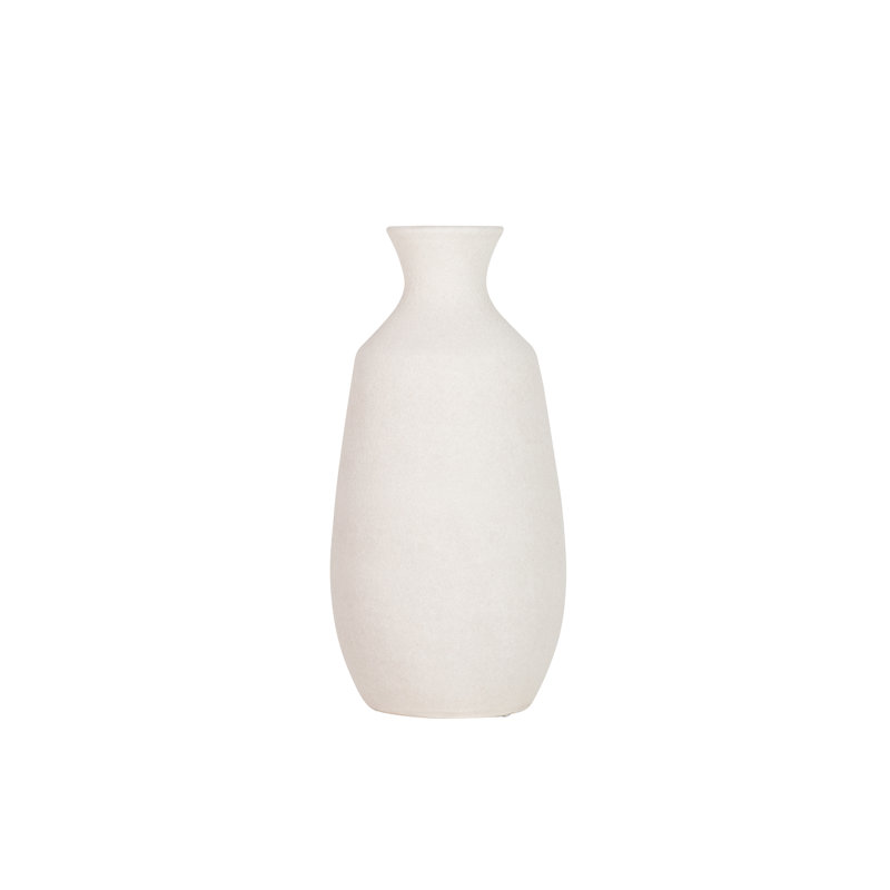 Ceramic / Porcelain Table Vase, 40cm H x 23cm W x 23cm D, Grey