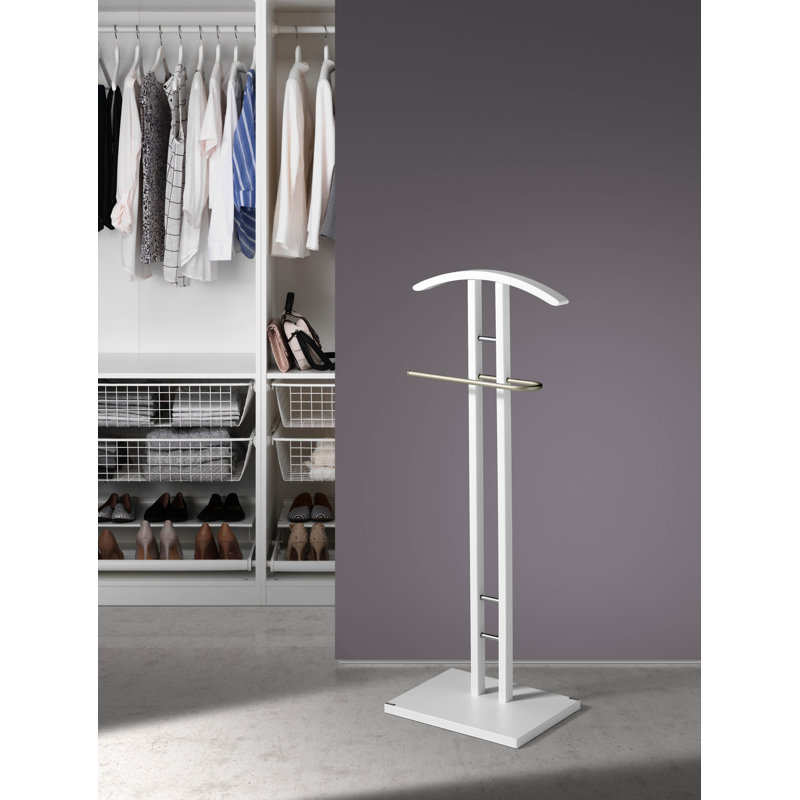 Rives Freestanding Valet Stand, White