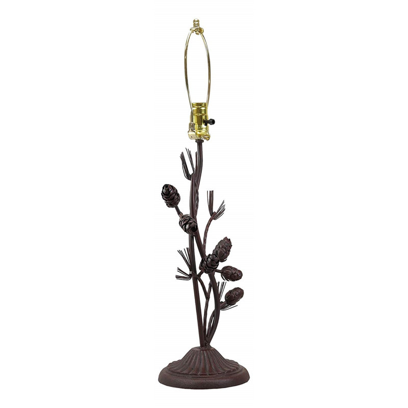 Lampe de table brune 27 po Arana
