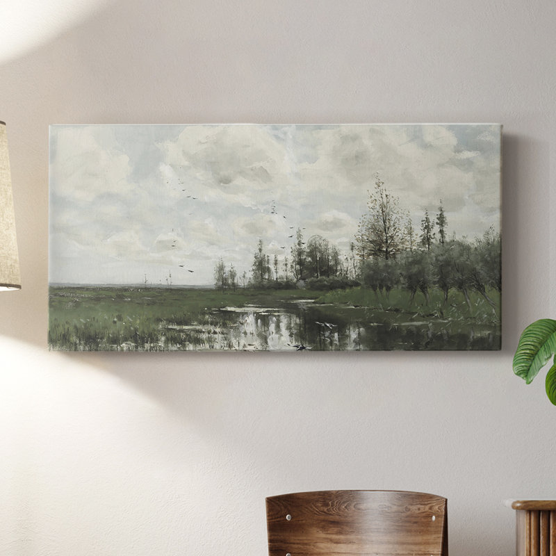 Série paysage - DMCVI - Toile tendue avec châssis - Prêt à accrocher, H 24 po x l 48 po