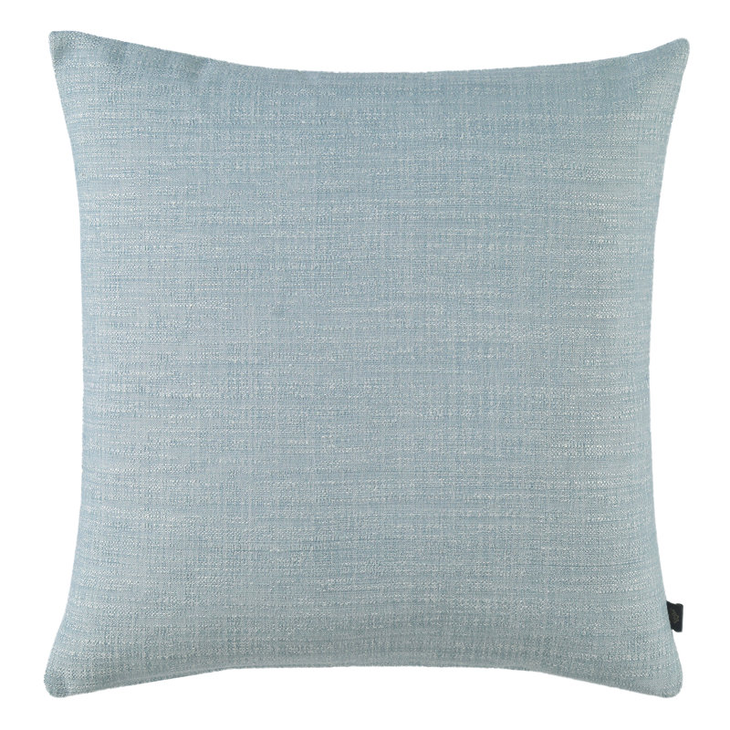 Samara Woven Texture Square Pillow Cover, Sky Blue
