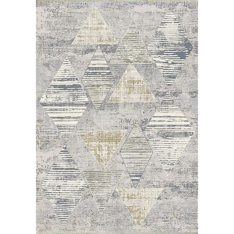 2,3 x 7,7 4317-889 BEIGE / MULTI, Rectangle 5 pi 3 po x 7 pi 10 po