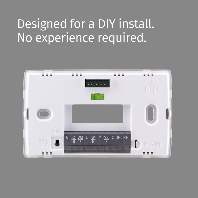 Silver Programmable Touchscreen Wi-Fi Smart Thermostat