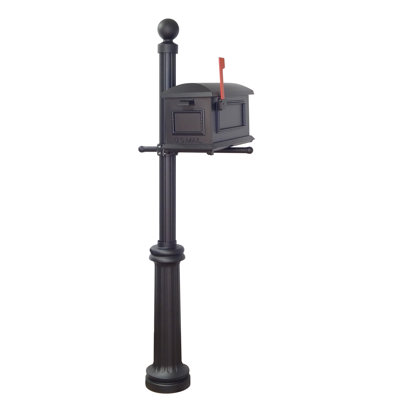 Aluminum Post Mounted Mailbox