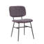 Chaise d'appoint rembourrée en velours Aquasco-1670141451