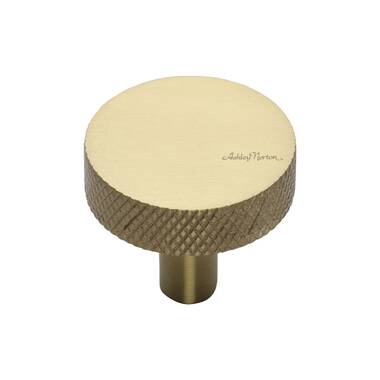 Glass Shower 1-3/16 Round Brushed Brass Back to Back Door Knob – Forge  Hardware Studio