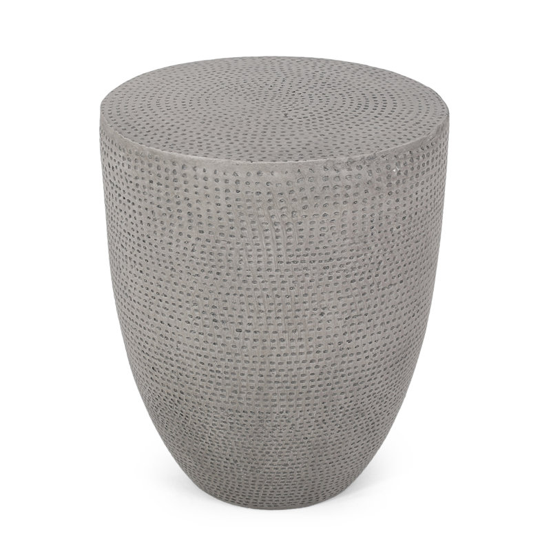 Outdoor Lightweight Concrete Side Table