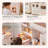 Teamson Kids Little Chef Savannah 3-Piece Modular Wooden Pretend Play Kitchen With 21 Accessories-117215601