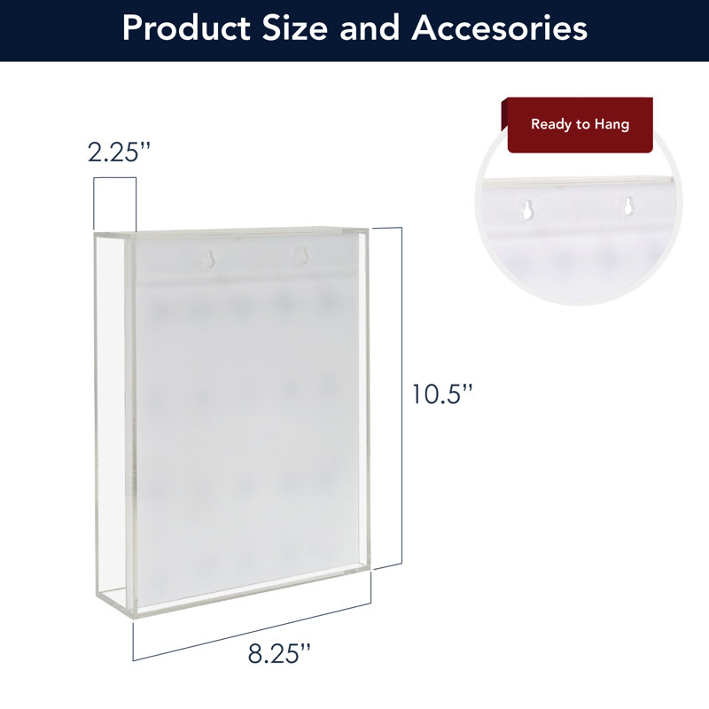  Acrylic Shadow Box 20 Red Cherry Wall Decor