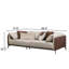 Canapé 87 po à deux tons avec accoudoirs évasés et coussins décoratifs 87 po-885819279