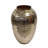 17" Gold Hammered Aluminum Urn Table Vase
