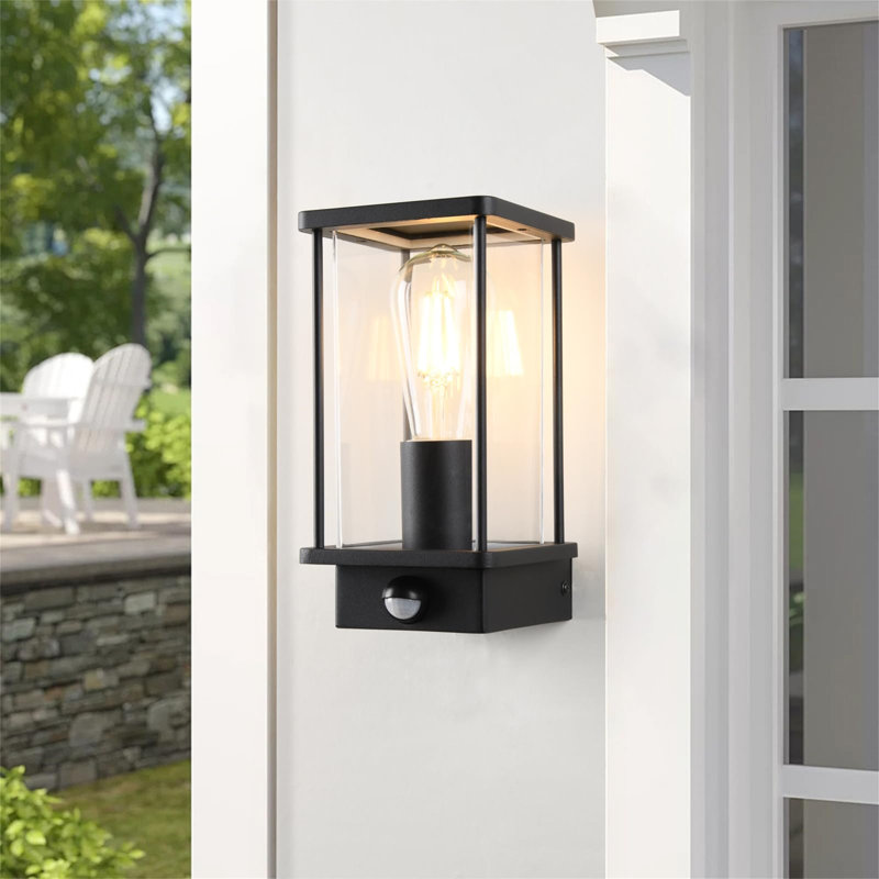 Motion Sensor Outdoor Wall Lights Mains Powered, Outside Wall Lantern