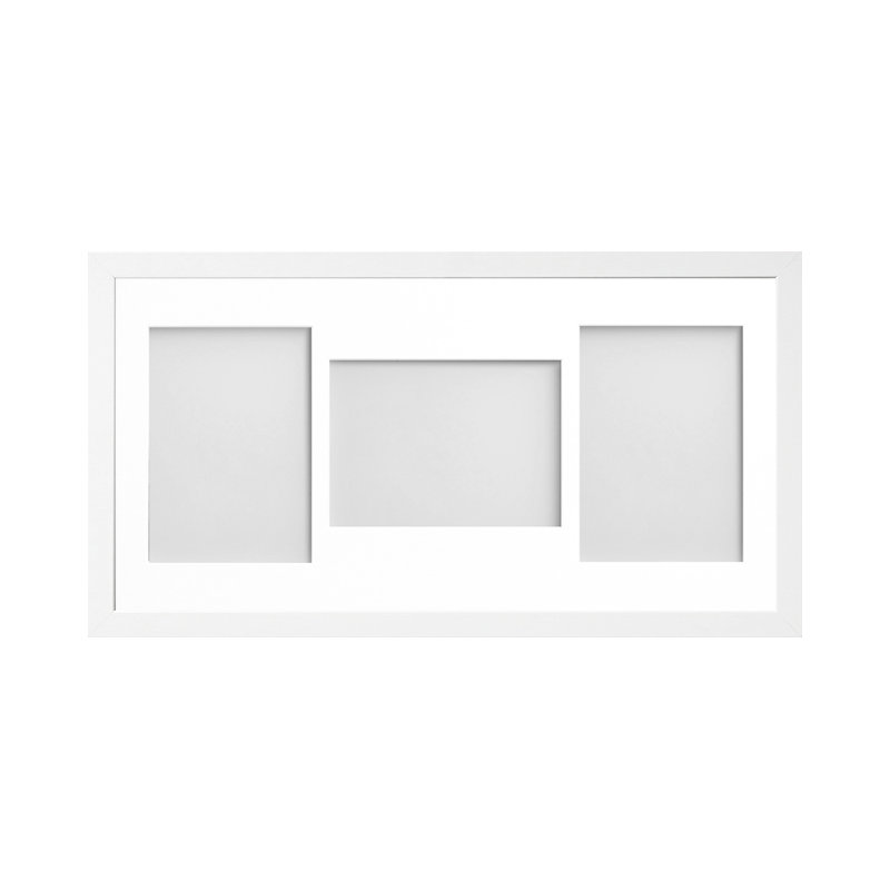 Albali Matte Picture Frame with Mat, White