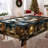 Luxury Durable Christmas Jesus-Patterned Style Washable and Wipeable Polyester Tablecloth-1026113740