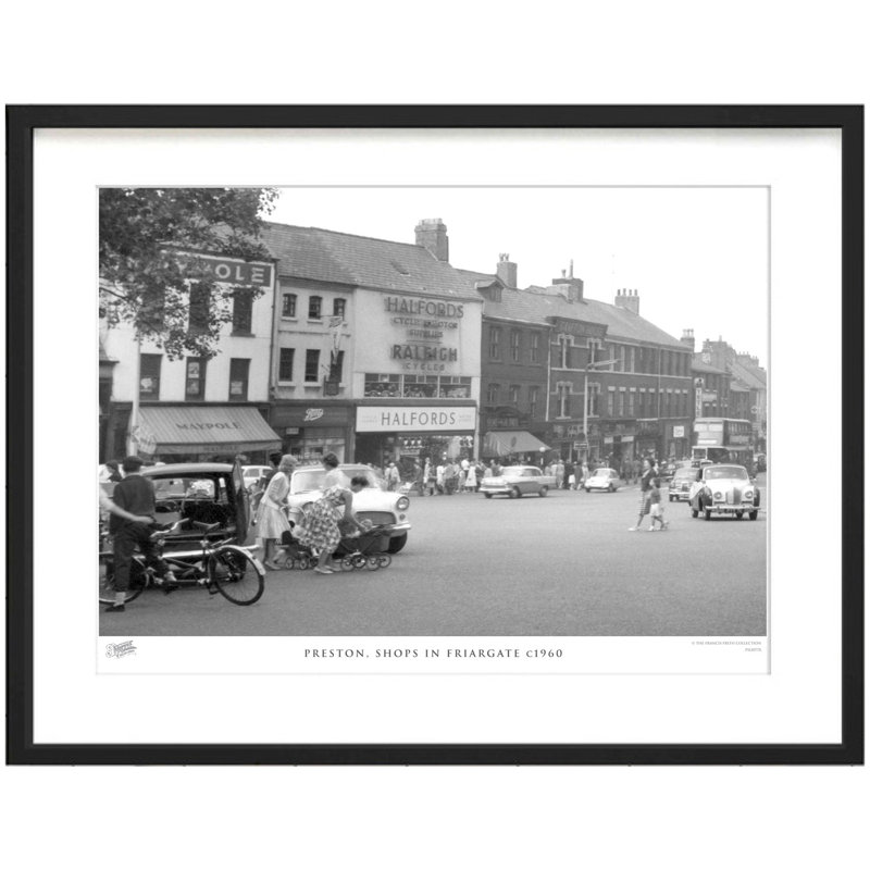 Preston, Shops In Friargate C1960 - Single Picture Frame Print, 60cm H x 80cm W x 2.3cm D