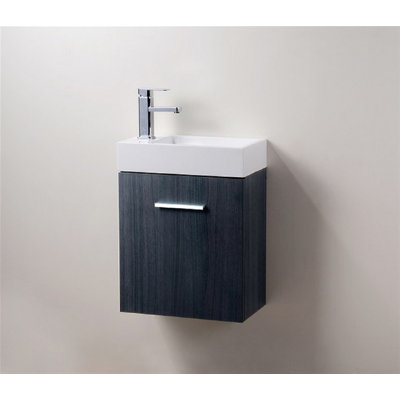 Ensemble de meuble-lavabo simple mural 18 po Parsonage