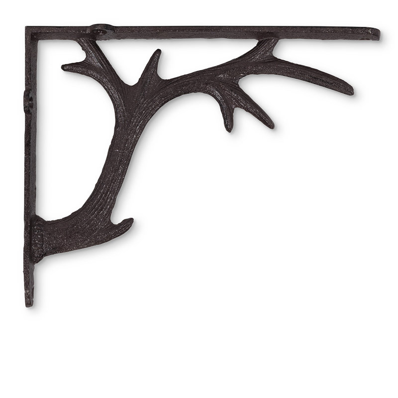Antler Shelf Bracket, 7" H x 10" W x 10" D