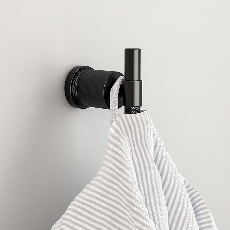 4 - Piece Bathroom Hardware Set, Black