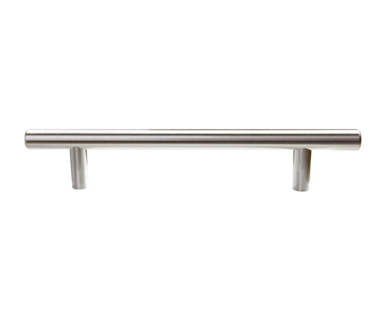 Satin Nickel Modern Bar Pulls with Mounting Hardware, 10-Pack