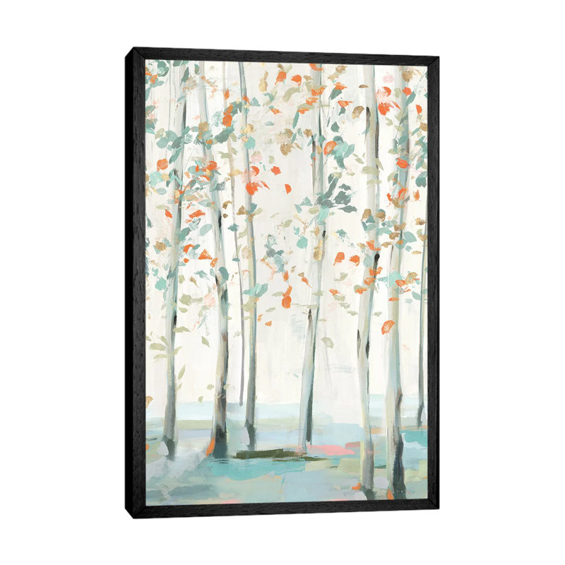 Emerald Forest II by Isabelle Z - Print on Canvas, Black Framed, 152.5 cm H x 101.5 cm W