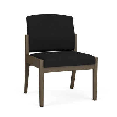 Chaise d'invité sans accoudoir en acier Amherst
