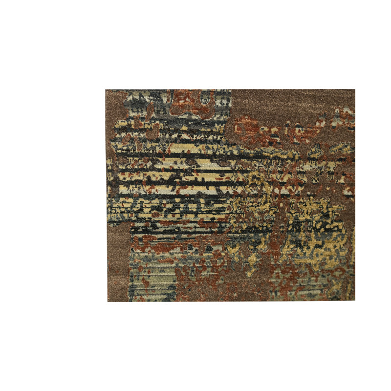Tapis multicolore de haute qualité noué à la main