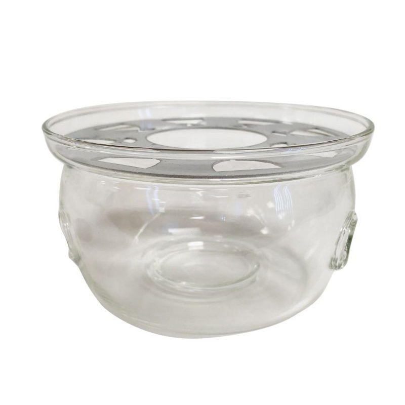 Chauffe-plat de table en verre 3 "