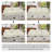Mid Century 3 Seater Sofa Couch With Removable Ruffle Skirt-2119563612