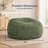 71" Giant Foam Bean Bag Chair, Oversized Round Chaise Lounge with Side Pocket for Kids, Teens, Adults,  Green-608931326