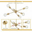 Braunste 6-Light Industrial Sputnik Chandelier-328361589