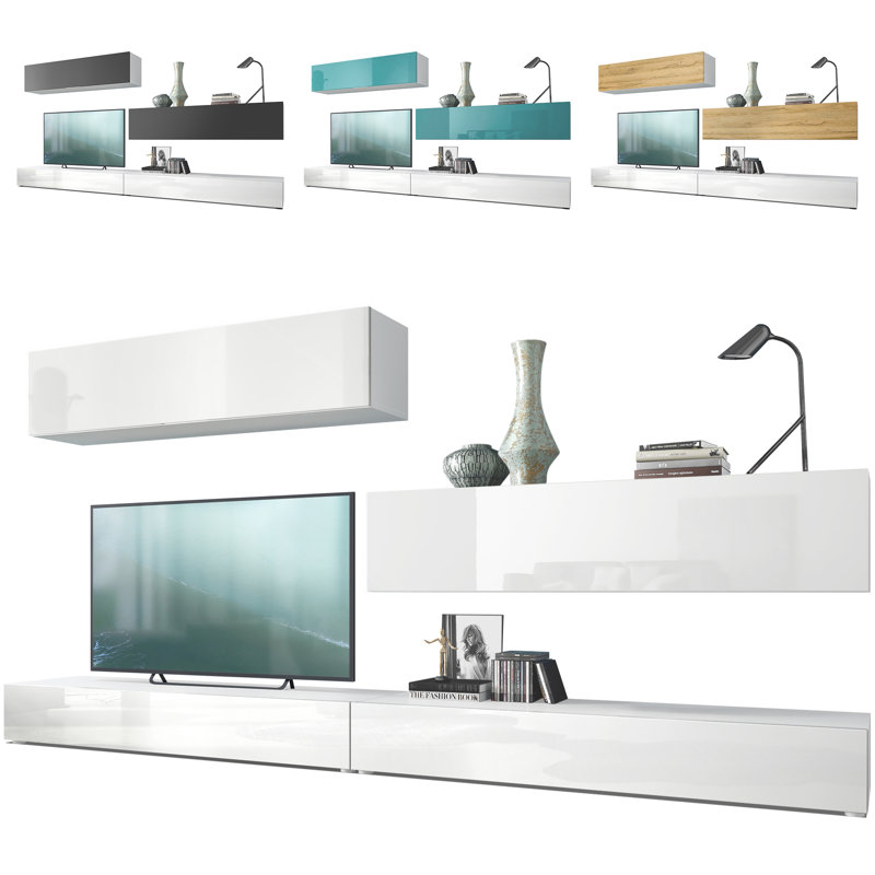 Mcgaha Unfinished Entertainment Centre, White