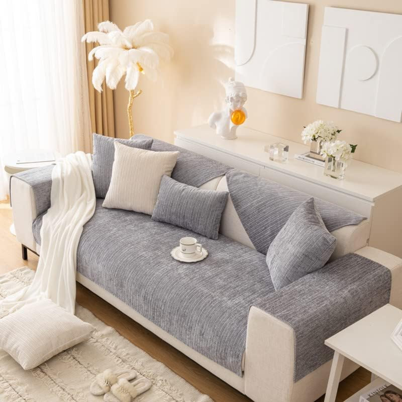 Talena Outdoor Patio Sofa Cover, Silver Grey