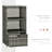 Outsunny Valet Pool Towel Rack-113696052
